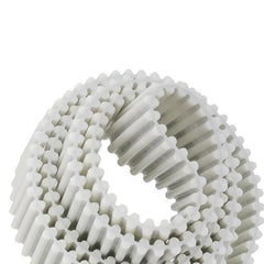 HTD DA 8M double side PU timing belt double side