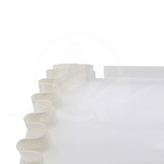 Customized White Pvc Conveyor Belt Added With Cleats And Corrugated Sidewall