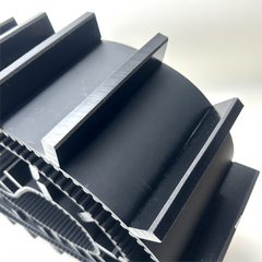 Black PU Timing Belt HTD5M 8M 14M with Customized Cleats PU Transmission Belts