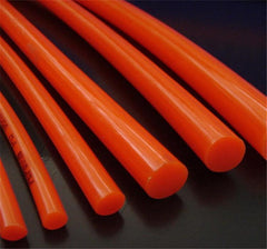 Red polyurethane PU smooth round belt industrial conveyor belt diameter 2mm to 20mm