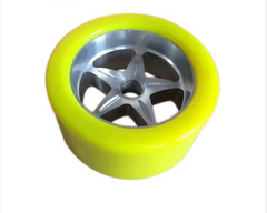 4-inch PU coated wheels