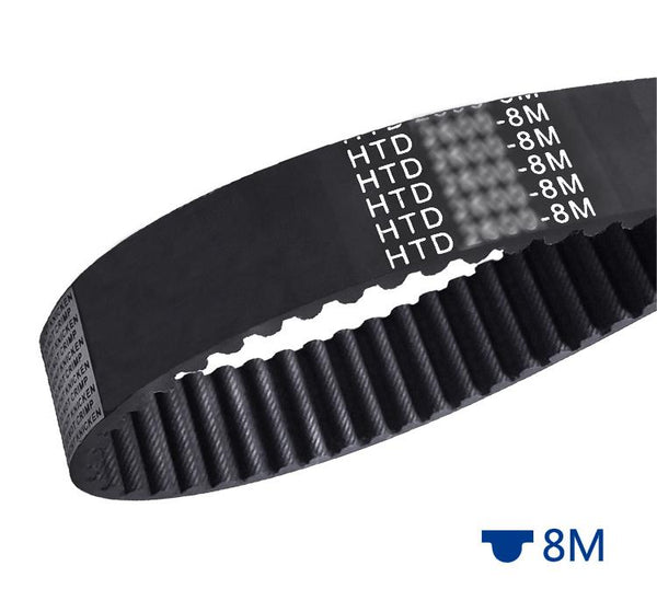 High Performance Type 8M Rubber Timing Belt | Precision Drive Solutions | Professional Power Transmission | Durability and Compatibility