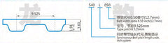 Precision Timing Belt Type L | High Performance Rubber Drive | Professional Power Transmission | Long Lasting Design | Wide Range of Mechanical Adaptations
