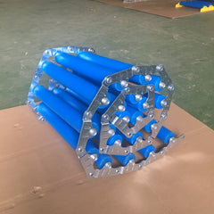 Custom Plastic/Steel Roll Up Ladder Carpet Roller Conveyor